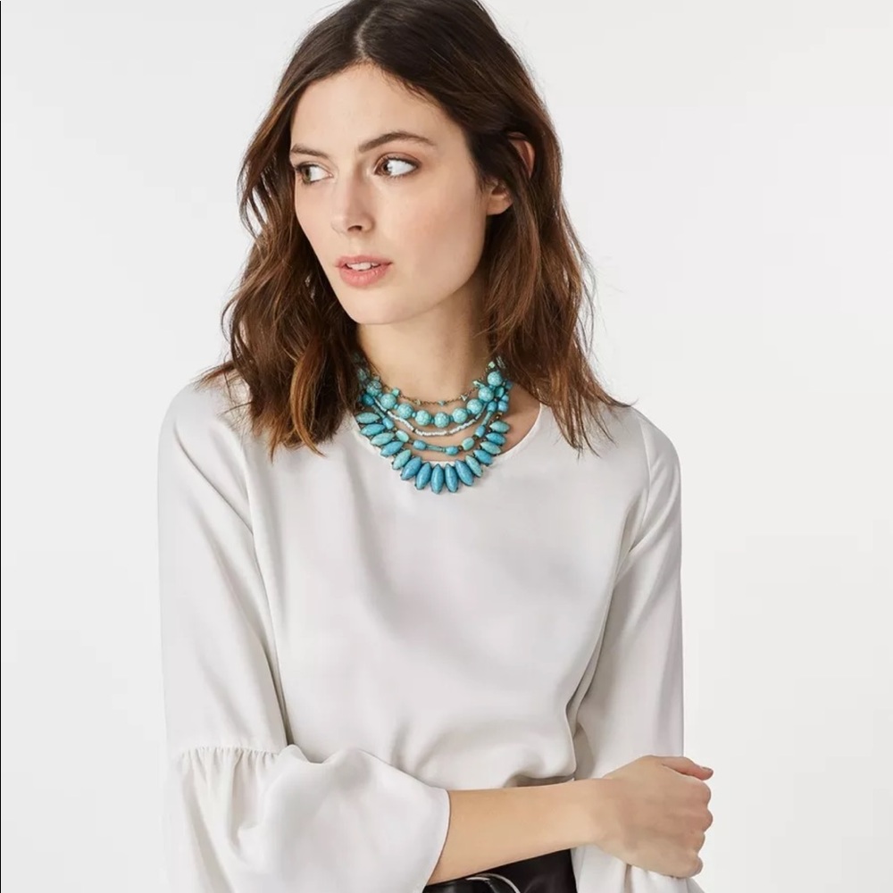 Baublebar Marina Collar Necklace Turquoise